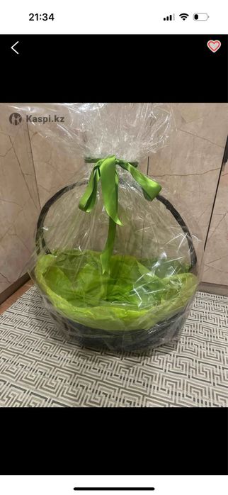 Корзина плетенная, в коричневом и сером цвете по 2 штуки одинаковые