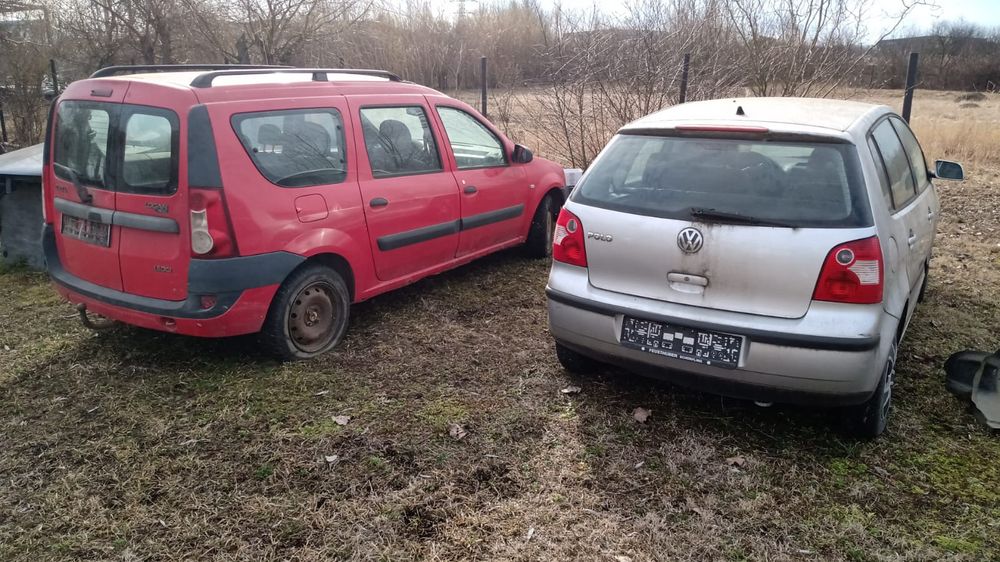 Vând pt.piese sau piese Volkswagen polo și Dacia Logan,cârlig,jante