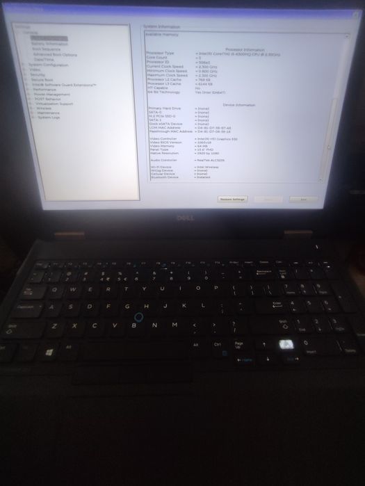 Placa de baza laptop Dell Precision 3510 - i5-6300HQ / AMD FirePro W5130M 2Gb