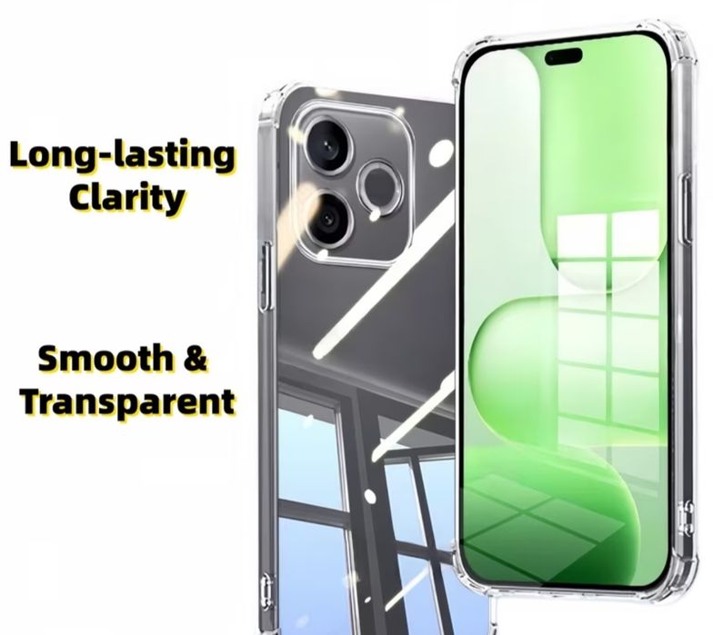Honor 600lite прозрачен TPU ударо-устойчив кейс