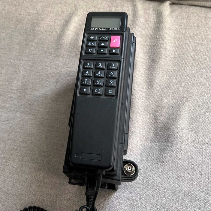 Telefon auto vintage Siemens Telekom DI-314 GSM CEPT colectie rar