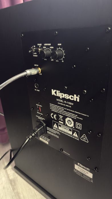 Subwoofer activ Klipsch R-115SW  referance premier 15" 400 800W nou impecabil premium