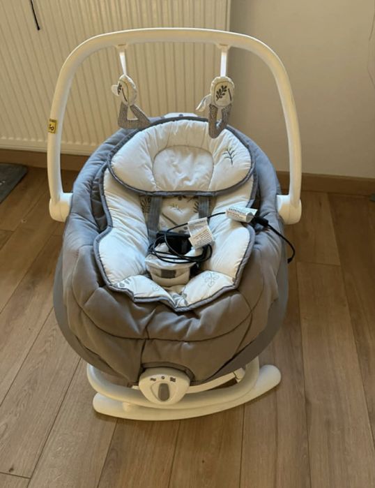 Leagan si balansoar rotativ pentru bebelusi Joie Sansa 2 in 1 Portrait