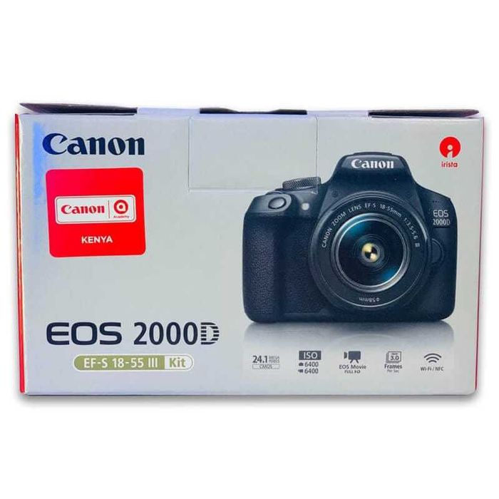 canon EOS 2000D + EF-S 18-55mm IS II nou/nefolosit se emite factura