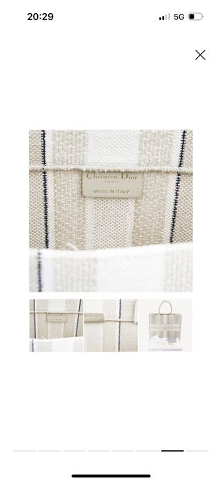 Чанта  Dior Book Tote cloth tote