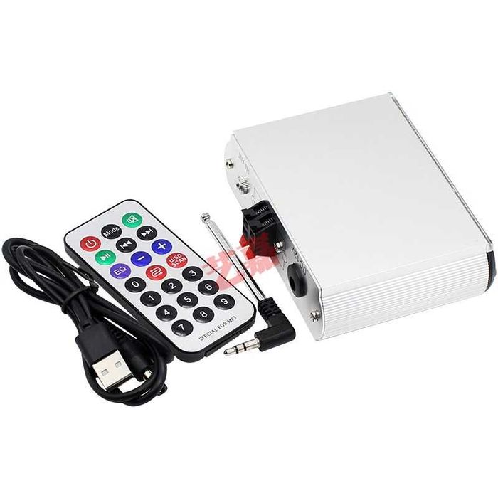 Аудио, Bluetooth мини плеер с усилителем в корпусе