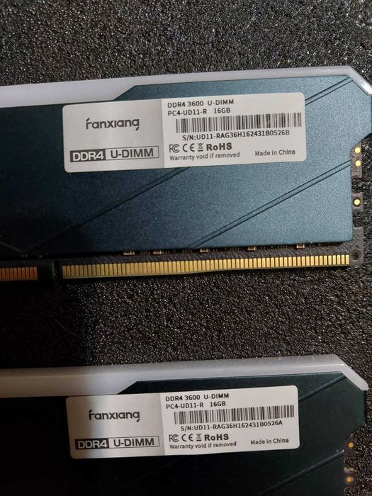 32GB 3600Mhz CL18 - Fanxiang RGB