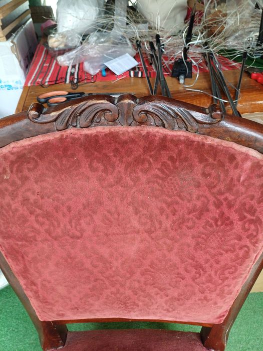 Accesoriu decorațiune înfrumusețare lemn sculptat  stil Biedermeier