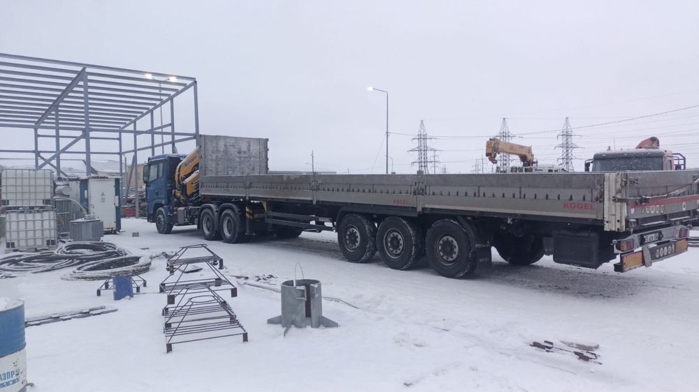 Услуги манипулятора, длинномера