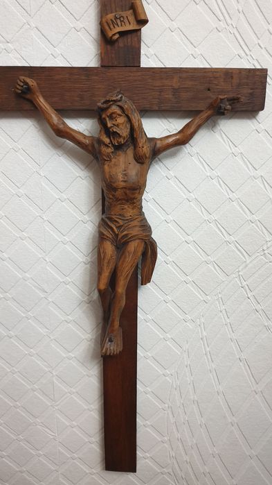 Крест Распятие из дерева