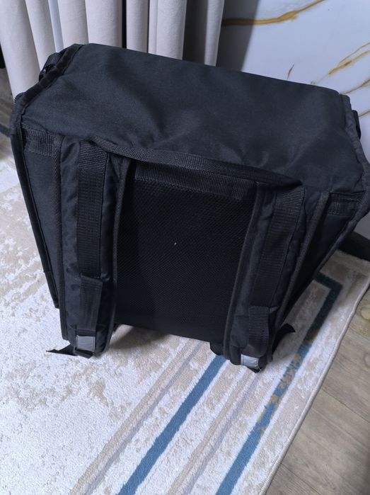 Термо рюкзак короб для курьера еды напитков