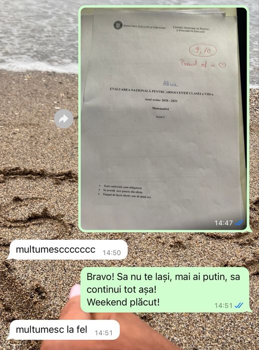 Pregatire/meditatii matematica, romana, engleza