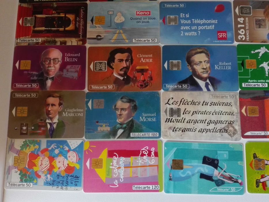 Фонокарти Франция и пощенски картички СССР.