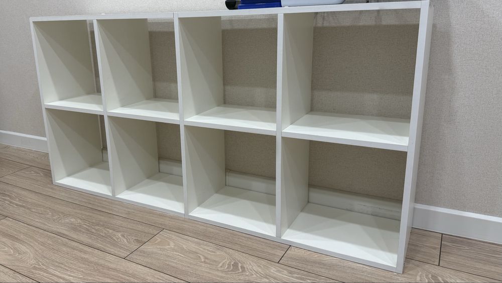 Полка белая кубиками