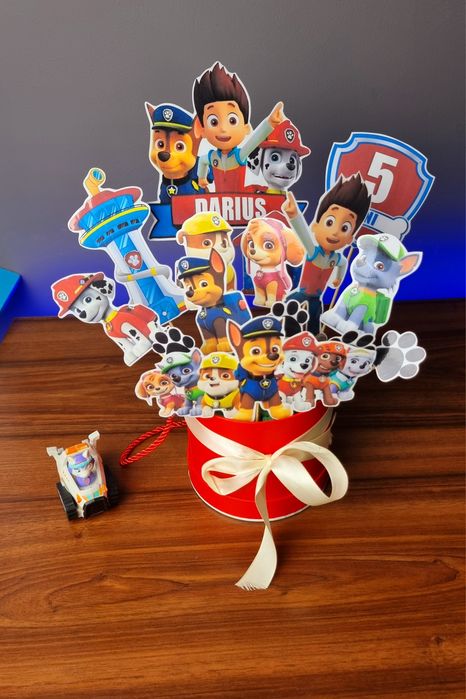 Toppere tort cu Patrula catelusilor