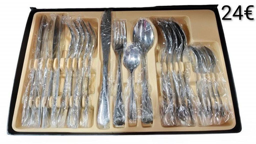 Комплект прибори за хранене в португалски стил 24 части