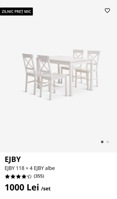 SET Masa bucatarie cu Scaune