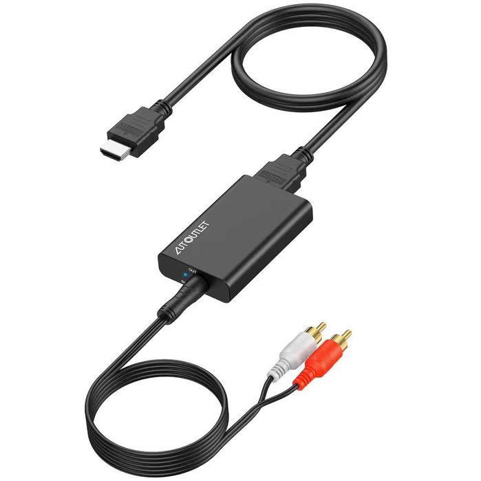 Extractor Audio HDMI ARC 192kHz Separator Audio HDMI cu Iesire Stereo de 3.5mm