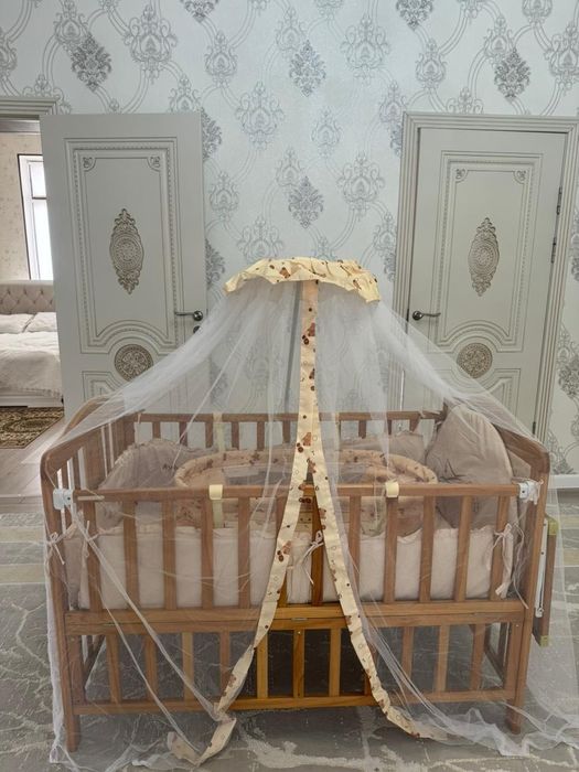 Детский манеж в хорошем состоянии