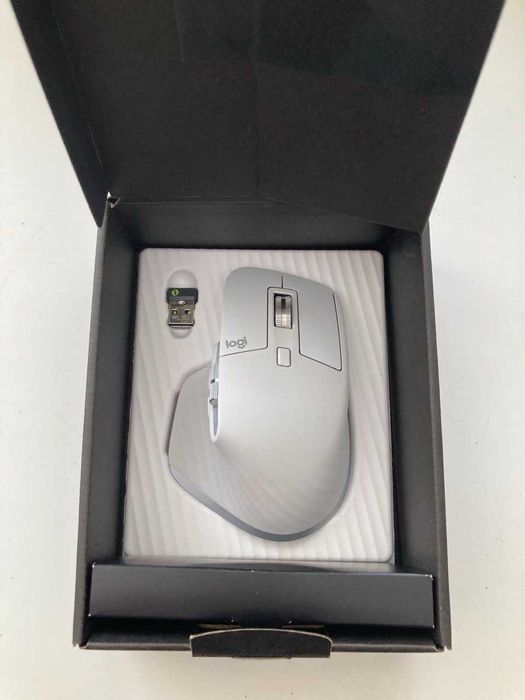 Беспроводная bluetooth мышь Logitech MX Master 3S, Light Grey
