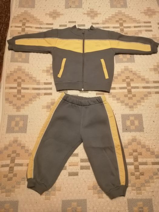 Бебешки комплект, ватиран, за ръст 80 см.