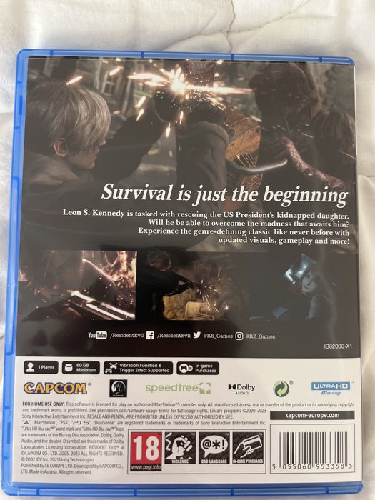 Продам игру resident evil 4 remake