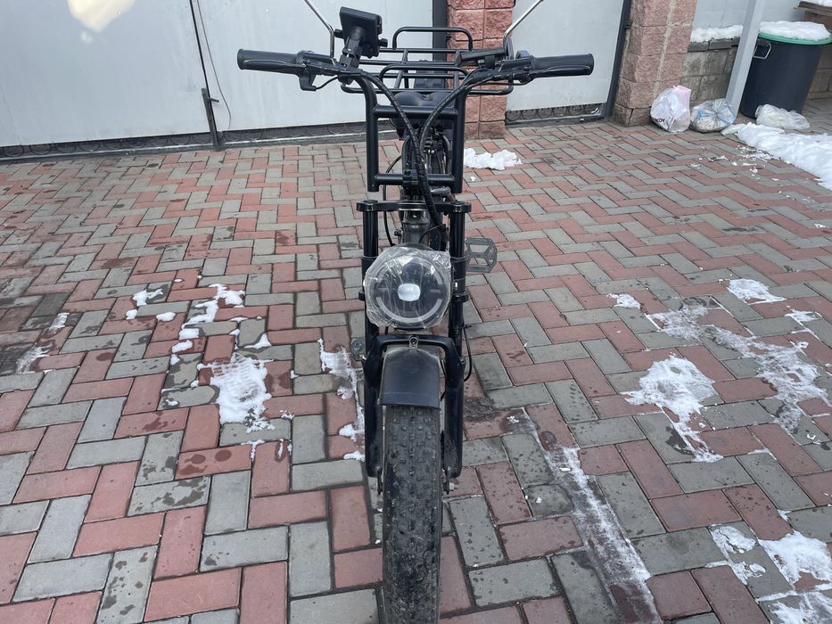 Электровелосипед леопард с двумя аккумуляторами