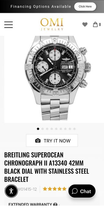 Продавам оригинален автоматичен часовник Breitling