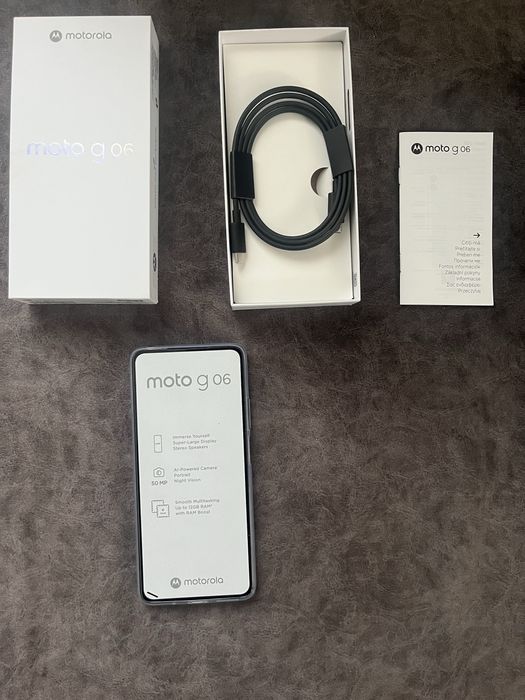 Смартфон Motorola G 06 Power Blue