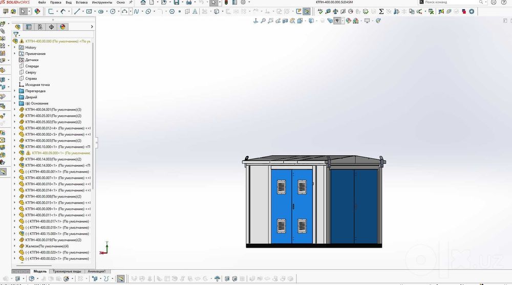 3D Loyihalash Konstruktorlik xizmatlari SolidWorks KOMPAS-3D AutoCAD!