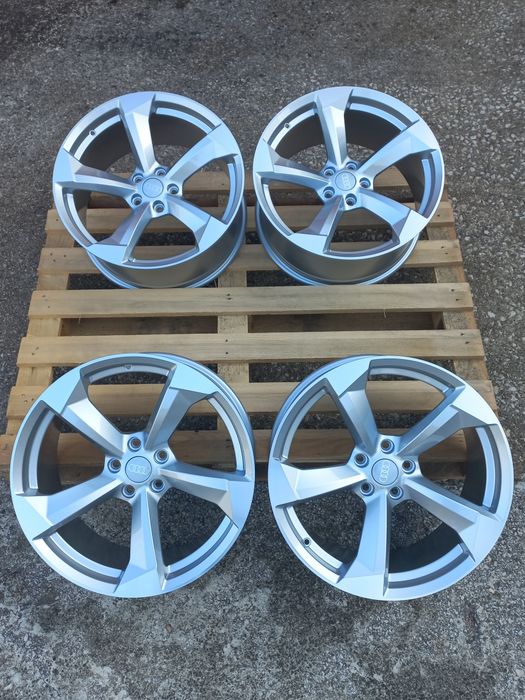 20"Audi Ротор 27 9.0j et30 Silver Polish  A5 A6 A7 A8 Q3 Q5 Чисто Нови