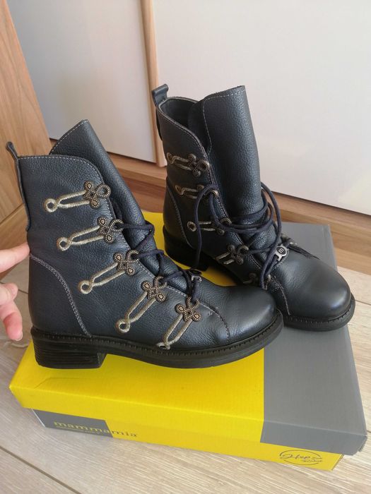 Дамски боти от естествена кожа