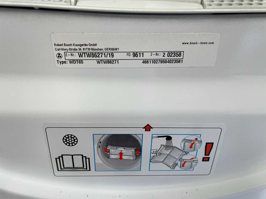 Сушилня Bosch Serie 4 A++ 8кг