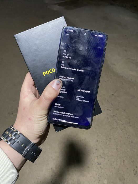Poco x3 256 gb sotiladi