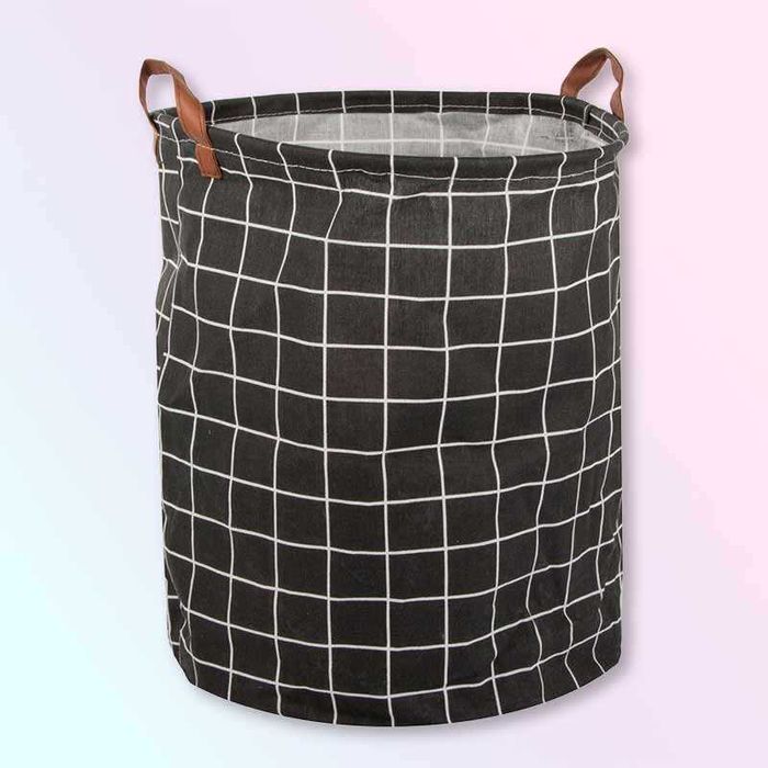 Сгъваем кош за пране XL – голям текстилен контейнер за дрехи и играчки