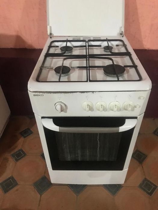 Газовая плита нормальном состоянии