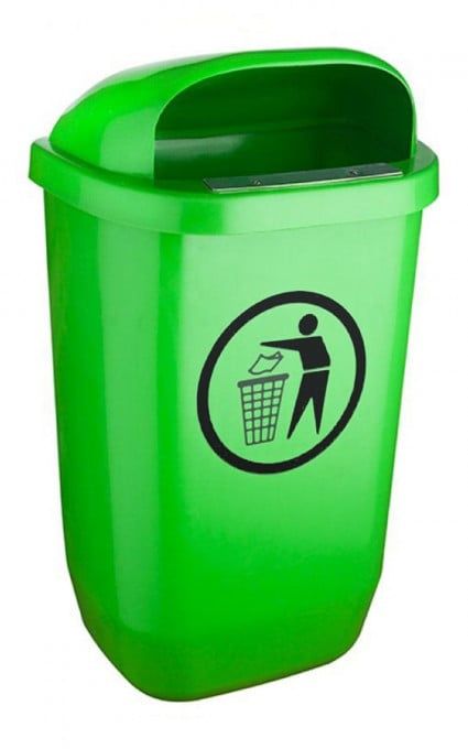 Cos de gunoi cu prindere de stâlpi