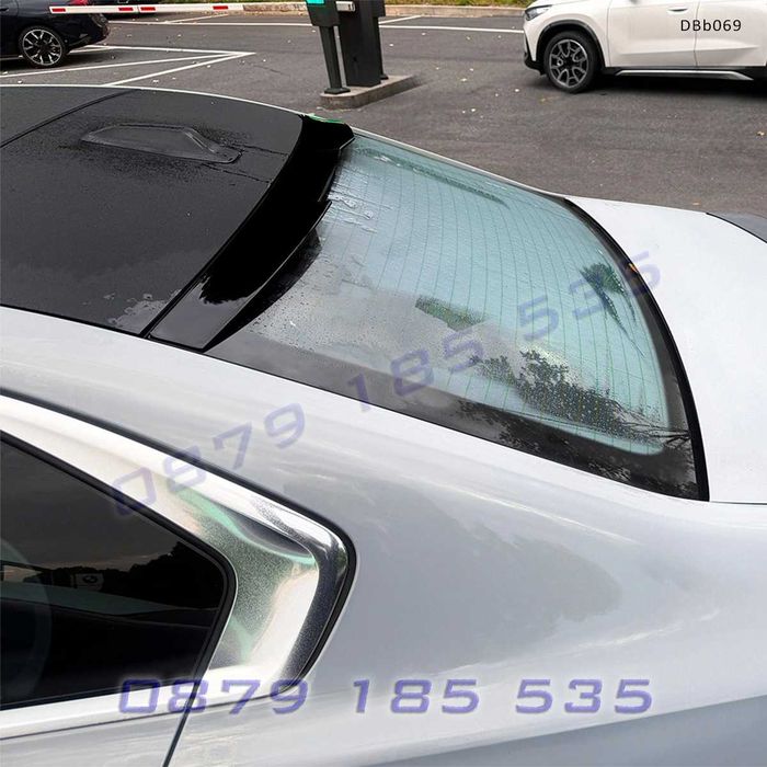 Заден спойлер за покрив BMW Серия 7 i7 G70 G73 2023+ черен гланц DBb069 тунинг добавка бмв и7 г70 лип lip spoiler
