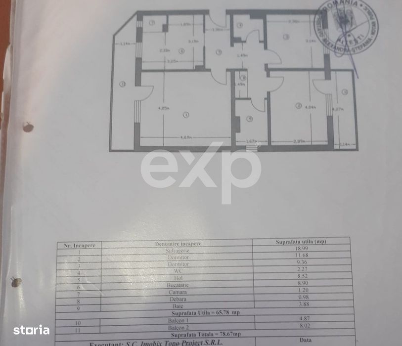Apartament 3 camere Prundu