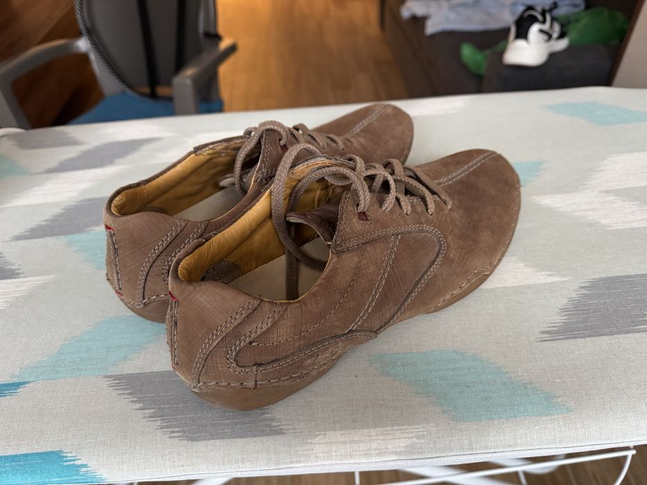 Оригинални мъжки кожени обувки Clarks