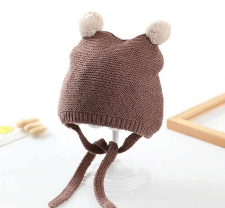 Вязаные шапочки малышам