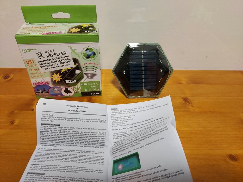 Aparat anti daunatori ultrasonic, pest repeller