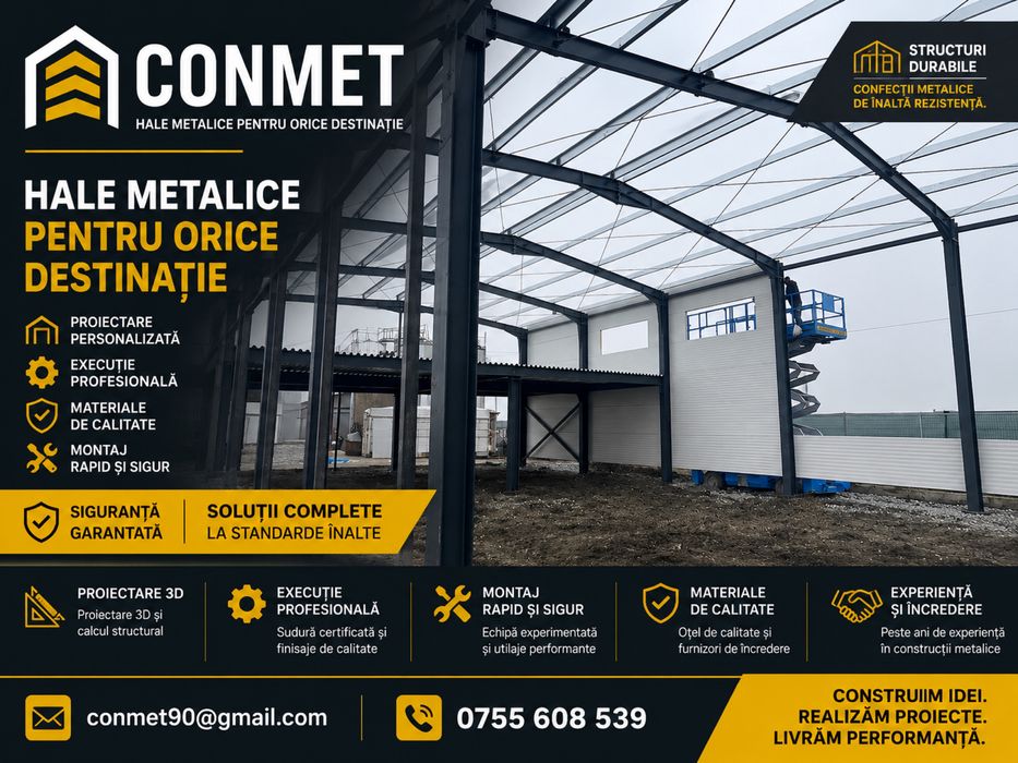 vand hale metalice structuri metalice