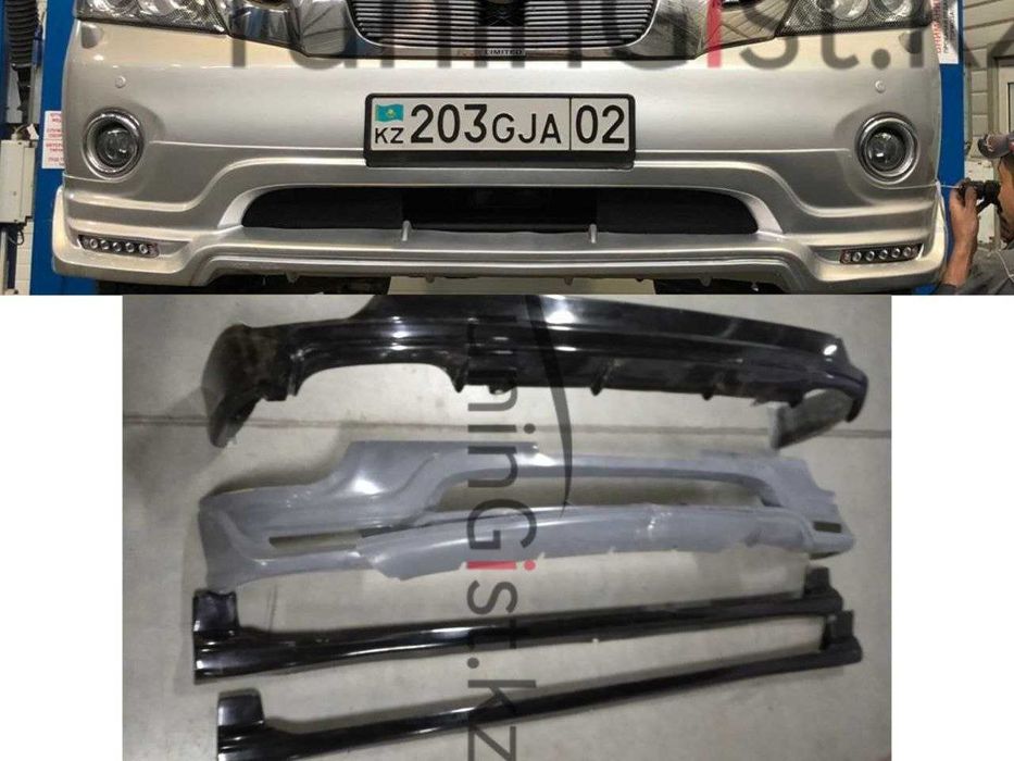 Обвес Impul на Nissan Patrol Y62 тюнинг губы и пороги