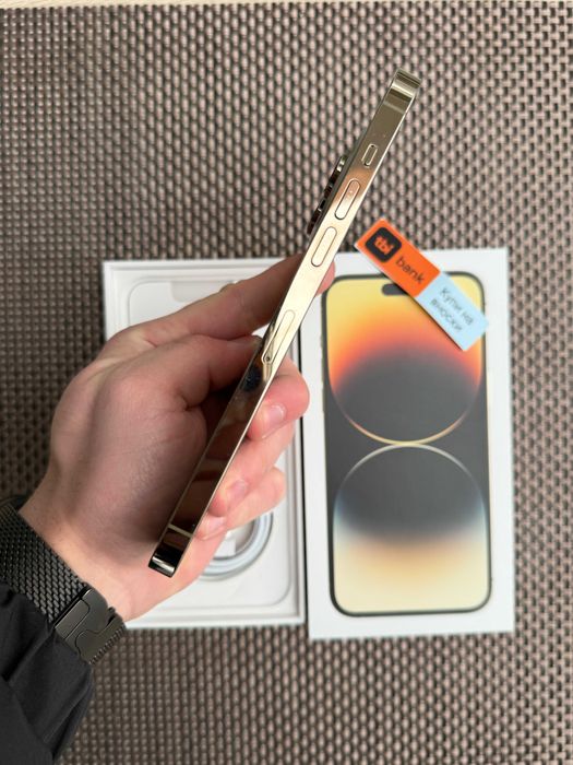 100% Battery! iPhone 14 Pro MAX Лизинг от 19€/мес Gold  златен 128Gb