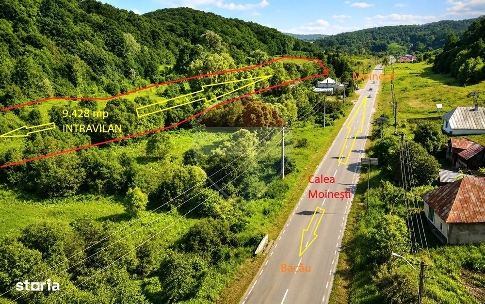 Teren 9,428mp Podiș / Calea Moinesti