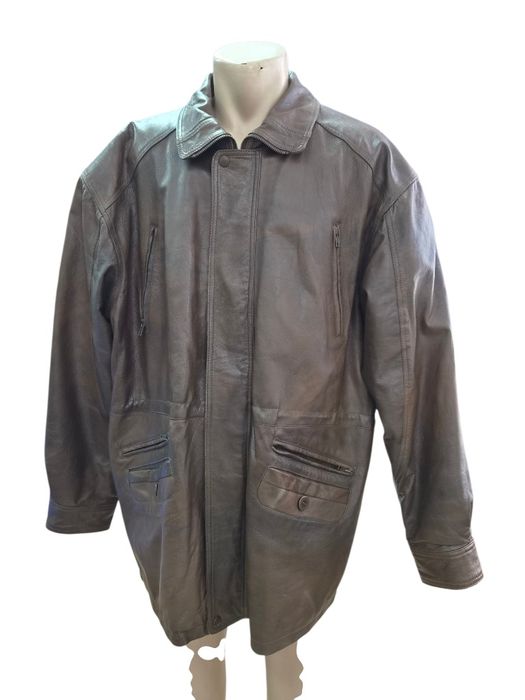 Мъжко кожено яке Leather Fashion – Естествена кожа (Размер 52 / XL)