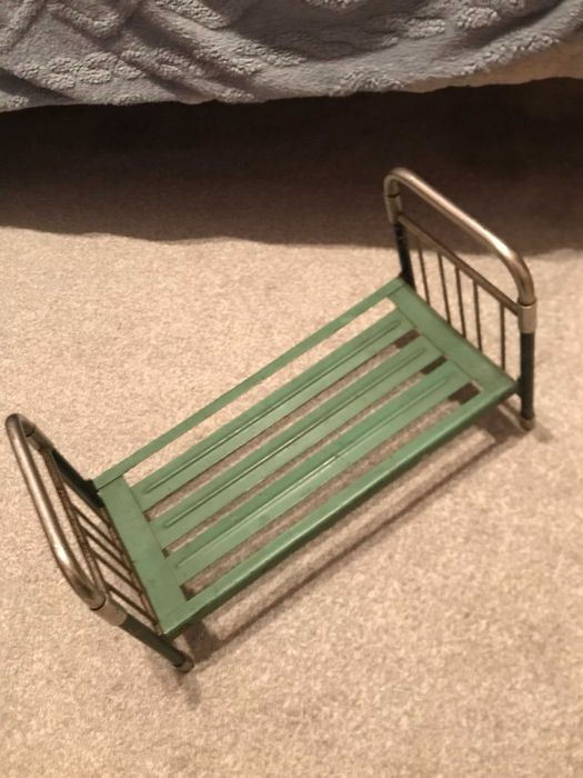 Редкая игрушечная кроватка СССР металл