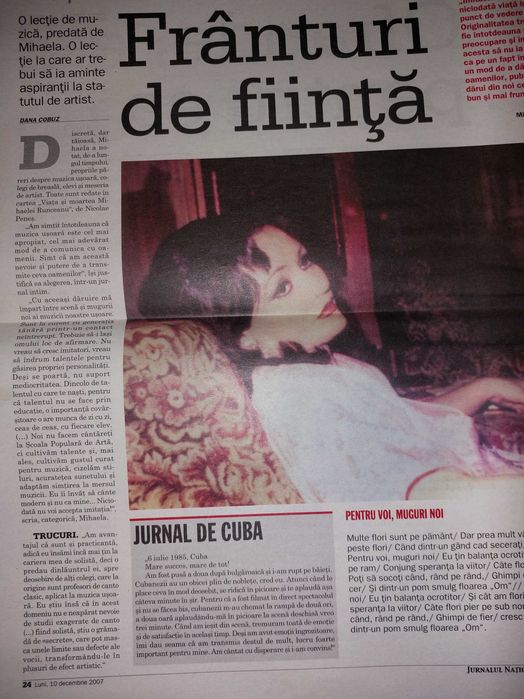Revista Jurnalul National Editie de colectie cu Mihaela Runceanu