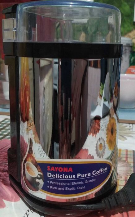 Измельчитель. Кофемолка. SAYONA SM-3001. Нержавеющая сталь. Доставка.